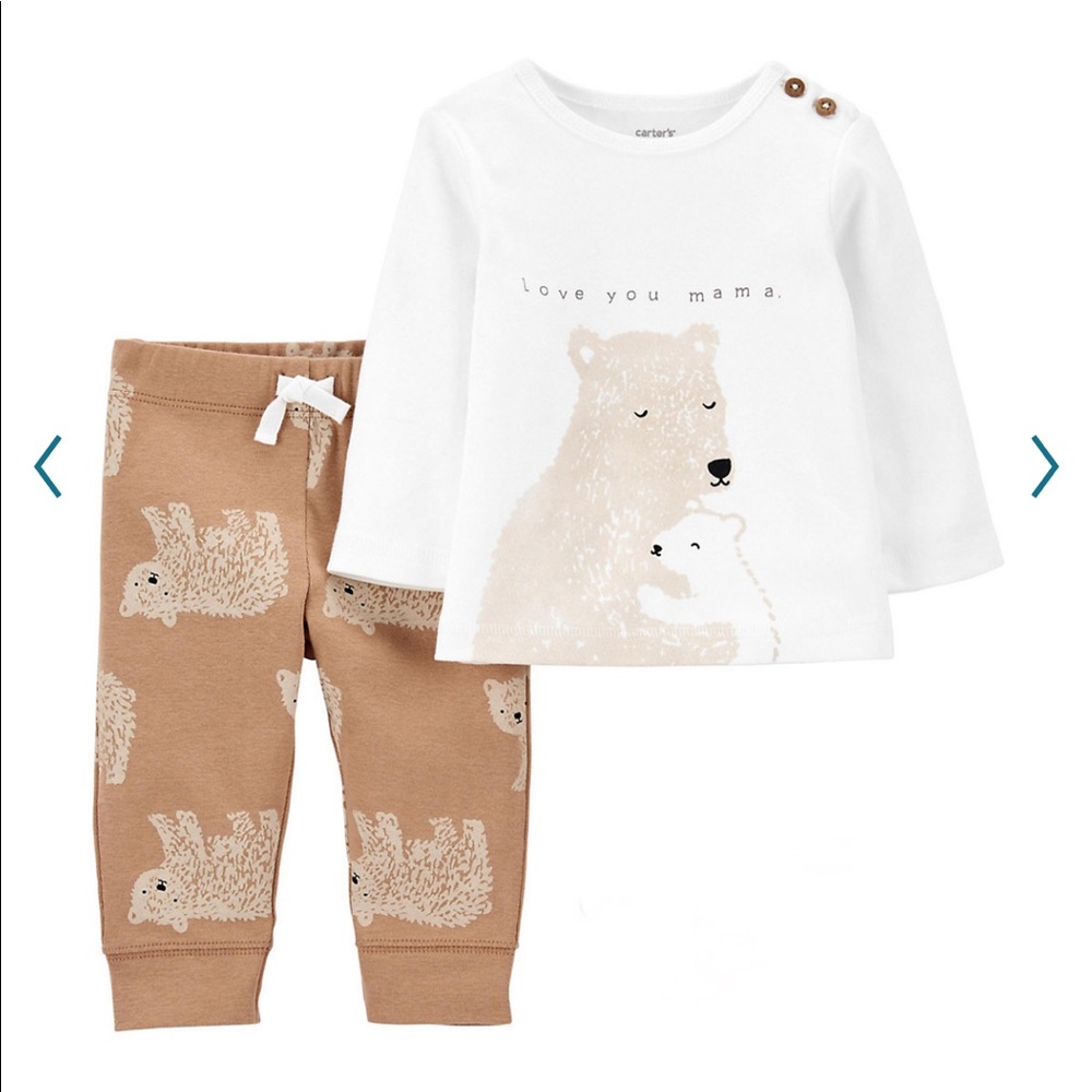 🚨Buy 2 get 1 free🚨. Baby Carter’s bear set.